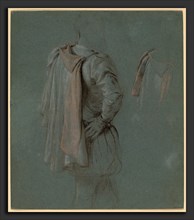John Vanderlyn, The Cape of Pinzon, American, 1775 - 1852, c. 1838, brown and black chalk