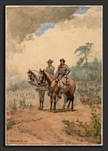 Winslow Homer, Two Scouts, American, 1836 - 1910, 1887, watercolor over graphite on wove paper