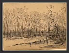 Walter Shirlaw, Munich Factory, American, 1838 - 1909, graphite