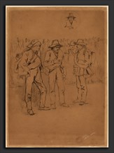 Winslow Homer, Prisoners of War, American, 1836 - 1910, 1862-1865, graphite on wove paper