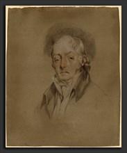 Attributed to Gilbert Stuart, Benjamin Fisher, American, 1755 - 1828, black, white, and red chalk