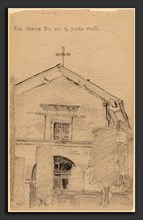 Arthur B. Davies, Mission Dolores, San Francisco, American, 1862 - 1928, 1913, graphite