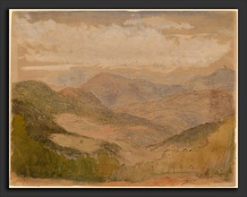 Stanford White, Blue Ridge Mountains, American, 1853 - 1906, c. 1898, watercolor and gouache with