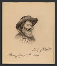 Charles Loring Elliott, Portrait of the Artist Asa W. Twitchell, American, 1812 - 1868, 1864,