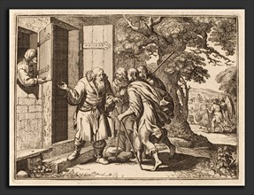 Conrad Meyer, Lodging of the Travelers, Swiss, 1618 - 1689, etching with engraving on laid paper