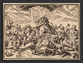 Christoph Murer, Christ Tells His Disciples of the Last Judgment, Swiss, 1558 - 1614, published