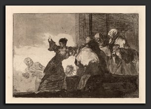 Francisco de Goya, Disparate pobre (Poor Folly), Spanish, 1746 - 1828, in or after 1816, etching,