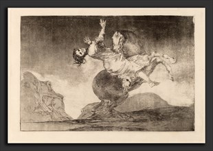 Francisco de Goya, El caballo raptor (The Horse-Abductor), Spanish, 1746 - 1828, in or after 1816,