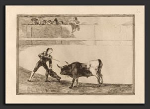 Francisco de Goya, Pedro Romero matando a toro parado (Pedro Romero Killing the Halted Bull),