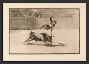 Francisco de Goya, Ligereza y atrevimiento de Juanito Apinani en la de Madrid (The Agility and