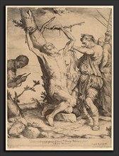 Jusepe de Ribera, The Martyrdom of Saint Bartholomew, Spanish, 1591 - 1652, 1624, etching and