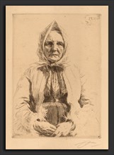 Anders Zorn, Mona, Swedish, 1860 - 1920, 1911, etching in dark brown