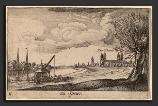 Wenceslaus Hollar (Bohemian, 1607 - 1677), Speyer, 1635, etching