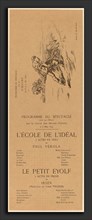 Félicien Rops (Belgian, 1833 - 1898), L'Ecole de l'idéal; Le Petit Eyolf, 1895, photomechanical