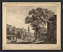 Paulus van Liender after Jan de Beyer (Dutch, 1731 - 1797), Gezicht van't Koningsplein naar de