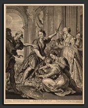Cornelis Visscher after Sir Peter Paul Rubens (Dutch, 1629 - 1662), Achilles at the Court of