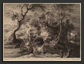 Schelte Adams Bolswert after Sir Peter Paul Rubens (Flemish, 1586 - 1659), Rocky Landscape, c.
