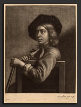 Wallerant Vaillant (Flemish, 1623 - 1677), Self-Portrait, mezzotint