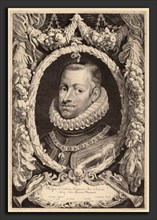 Jonas Suyderhoff (Dutch, c. 1613 - 1686), Philip III, King of Spain, etching and engraving