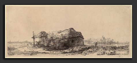 Rembrandt van Rijn (Dutch, 1606 - 1669), Landscape with a Cottage and Hay Barn: Oblong, 1641,