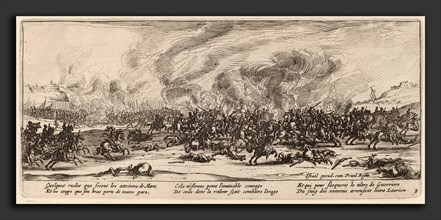 Gerrit van Schagen after Jacques Callot (Dutch, c. 1642 - 1690 or after), The Battle, etching and