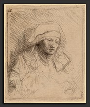 Rembrandt van Rijn (Dutch, 1606 - 1669), Sick Woman with a Large White Headdress (Saskia), c.
