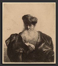 Rembrandt van Rijn (Dutch, 1606 - 1669), Old Man with Beard, Fur Cap, and Velvet Cloak, c. 1632,