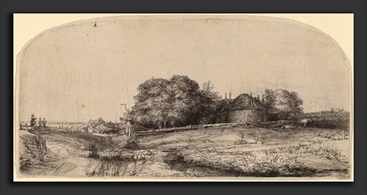 Rembrandt van Rijn (Dutch, 1606 - 1669), Landscape with a Hay Barn and a Flock of Sheep, 1652,