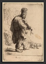 Rembrandt van Rijn (Dutch, 1606 - 1669), The Blind Fiddler, 1631, etching