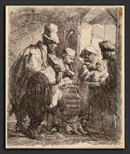 Rembrandt van Rijn (Dutch, 1606 - 1669), The Strolling Musicians, c. 1635, etching