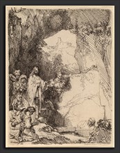 Rembrandt van Rijn (Dutch, 1606 - 1669), The Raising of Lazarus: Small Plate, 1642, etching on laid