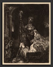 Rembrandt van Rijn (Dutch, 1606 - 1669), The Presentation in the Temple in the Dark Manner, c.