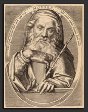 Theodor Galle after Jan van der Straet (Flemish, c. 1571 - 1633), Moses, published 1613, engraving