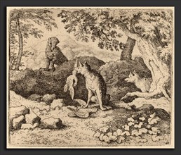 Allart van Everdingen (Dutch, 1621 - 1675), The Badger Goes to Warn Reynard, probably c. 1645-1656,