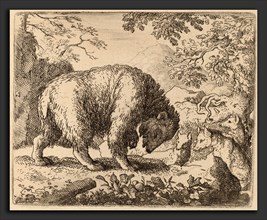 Allart van Everdingen (Dutch, 1621 - 1675), The Bear Distracted with Talk of Honey, probably c.