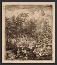 Allart van Everdingen (Dutch, 1621 - 1675), Swineherd, probably c. 1645-1656, etching