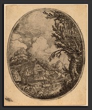 Allart van Everdingen (Dutch, 1621 - 1675), Hamlet between the Trees, probably c. 1645-1656,