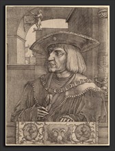 Lucas van Leyden (Netherlandish, 1489-1494 - 1533), Emperor Maximilian I, 1520, engraving and