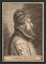 Johan Wierix (Flemish, c. 1549 - 1615 or after), Andreas Velleius (Anders Sorensen Vedel),