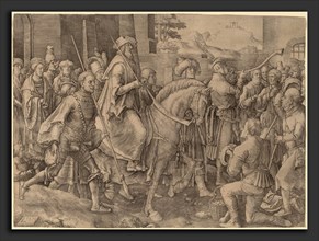 Lucas van Leyden (Netherlandish, 1489-1494 - 1533), The Triumph of Mordecai, 1515, engraving