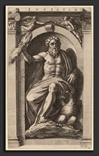 Hendrik Goltzius after Polidoro da Caravaggio (Dutch, 1558 - 1617), Jupiter, probably 1592,