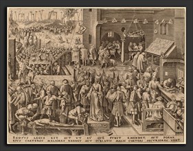 Attributed to Philip Galle after Pieter Bruegel the Elder (Flemish, 1537 - 1612), Justice,