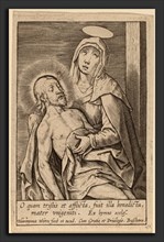 Hieronymus Wierix (Flemish, c. 1553 - 1619), O quam tristis et afflicta, engraving
