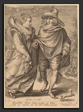 Jan Pietersz Saenredam after Hendrik Goltzius (Dutch, 1565 - 1607), Winter, 1601, engraving