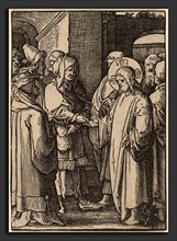 Lucas van Leyden (Netherlandish, 1489-1494 - 1533), The Tribute Money, c. 1523, woodcut