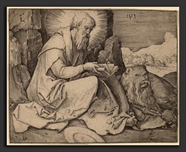 Lucas van Leyden (Netherlandish, 1489-1494 - 1533), Saint Jerome in a Landscape, 1513, engraving