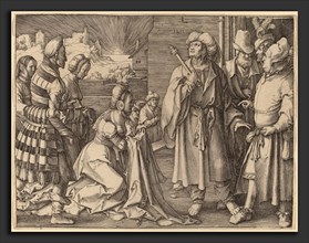 Lucas van Leyden (Netherlandish, 1489-1494 - 1533), Potiphar's Wife Accusing Joseph, 1512,