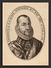 Hendrik Goltzius (Dutch, 1558 - 1617), Frederick II, 1590, engraving
