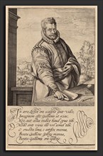 Hendrik Goltzius (Dutch, 1558 - 1617), Philip Galle, 1582, engraving on laid paper