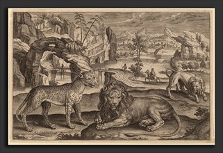 Adriaen Collaert (Flemish, c. 1560 - 1618), Animalium Quadrupedum, engraving